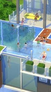 Sims 4 Pools Maison Sims Sims 4 Maison Sims