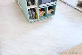 This trafficmaster black marble vinyl tile will affordably upgrade the rooms in your home. How To Install Peel And Stick Vinyl Tiles Houseful Of Handmade