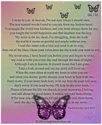 Birthday Letter To Mom In Heaven My Letter To Heaven Letter From Heaven Heaven Quotes Mom In Heaven