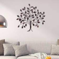 Pinnacle Tree Branch Bronze Metal Wall Work 1712 3801 The Home Depot Tree Branch Wall Decor Metal Wall Decor Metal Tree Wall Art