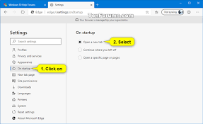 You can change the default search engine in microsoft edge easily on all leading mobile and desktop platforms. How To Change Startup Page In Microsoft Edge Chromium Tutorials