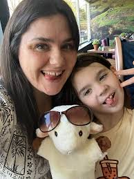 Hello from me and my little mini me Poppy we are enjoying our little  weekend break away the views are stunning here in Durham ♥️ Just having a  late launch after going