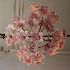 You can get the best discount of up to 75% off. Italian Chandelier With Pink White Murano Glass Flowers For Sale At 1stdibs