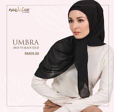 Naelofar hijab official store is at 20% off with this promo code. Bawal Umbra By Naelofar Hijab Back To Black Muslimah Fashion Scarves On Carousell