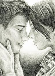 Download Sketch Of Love Couple Romantic Wallpapers For Your Love Drawings Couple Sketches Of Love Couples Sketches Of Love