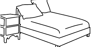 Tempat tidur lemari, inovasi ciptakan kamar yang rapi. Mewarnai Gambar Mewarnai Gambar Sketsa Ranjang 4