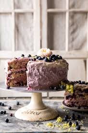 Bursting Blueberry Lemon Layer Cake Half Baked Harvest Recipe Savoury Cake Cake Lemon Layer Cakes