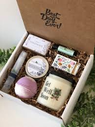 Finding unique gifts for your girlfriend is tricky. Get Well Care Package Get Well Soon Gift Accident Gift Etsy Gifts For Fiance Spa Gift Box Girlfriend Gifts