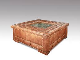 4.6 out of 5 stars. Square Leather Button Tufted Cocktail Ottoman Coffee Table W Marble Nail Heads World Of Decor
