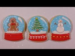How To Decorate Snow Globe Cookies Christmas Cutouts Christmas Cookies Decorated Snowglobe Cookies