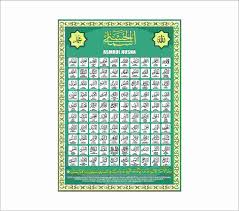 Асмаул хусна (аллохнинг 99 гузал исмлари). Kaligrafi Arab Islami Kaligrafi Asmaul Husna Vector Cdr