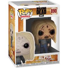 Alpha (real name unknown) is a main character and an antagonist, as well as a survivor of the outbreak in amc 's the walking dead. The Walking Dead Alpha 890 Funko Pop Vinyl Figur