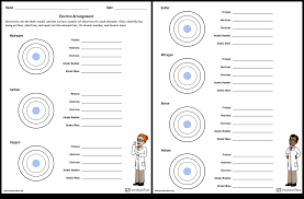Electron Arrangement Worksheet Storyboard By Nl Examples
