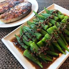 Casa Baluarte Filipino Recipes Steamed Okra With Oyster Sauce Okra Recipes Filipino Vegetable Recipes Recipes