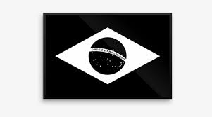 Download free image of person waving the flag of federative republic of brazil about brazilian flag, brazil. Brazil Flag Wall Art Black And White Brazil Flag Transparent Png 600x600 Free Download On Nicepng