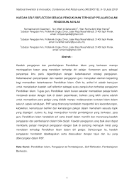 We attempt to make this video on our aim to create awareness among nations. Pdf Kaedah Self Reflection Sebagai Pengukuhan Terhadap Pelajar Dalam Pendidikan Akhlak