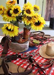 Western Theme Event Texas Table Decor Western Table Decorations Entry Table Decor