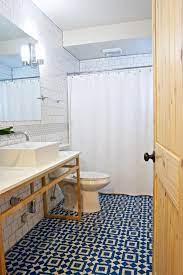 Eye Candy 14 Bold Bathrooms With Patterned Floor Tile Cheap Tiles Bold Bathroom Bathroom Design