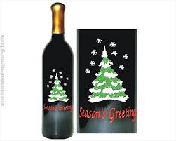 See more ideas about christmas in july, christmas crafts, christmas. Engraved Wine Bottle The Christmas Tree I Design