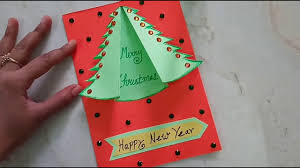 Fold larger piece in half to form card; Christmas Card Making With White Paper Novocom Top