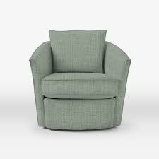 Duffield Swivel Chair Marled Tweed Marine By West Elm Swivel Chair Swivel Glider Chair Chair