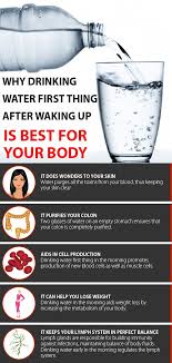 Why Drinking Water First Thing After Waking Up Has Various Health Benefits Benefits Of Drinking Water Drinking Water Water For Health