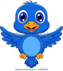 Birds Flying In The Sky Cartoon Cute Blue Bird Cartoon Flying By Teguh Mujiono Via Shutterstock Cartoon Bird Drawing Bird Drawings Cartoon Birds