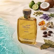 Hawas Exotic de Rasasi es una fragancia de la familia olfativa Oriental  Especiada para Hombres. Este perfume se lanzó en 2026. Notas de Salida:  Artemisa, coco, lavanda, cardamomo, zanahoria y bergamota. Notas