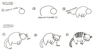 How To Draw A Sleeping Cat 6 Steps Jewelpie Outline of man laying face down. how to draw a sleeping cat 6 steps