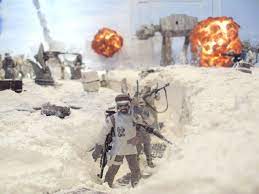 Check out warmasterkyst199's collection star wars hoth diorama: Star Wars Fan Builds Huge Battle Of Hoth Diorama In His Living Room Star Wars Hoth Star Wars Action Figures Display Star Wars Fans
