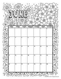 Printable Coloring Calendar For 2021 And 2020 Woo Jr Kids Activities Coloring Calendar Calendar Pages Printable Calendar Template