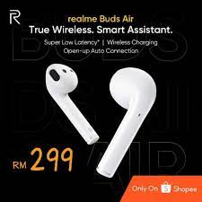 In june of 2020, realme's global users of smartphone reached 35 million and for aiot audio products. Realme Buds Air True Wireless Shopee Malaysia
