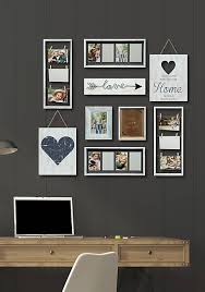 Gallery Perfect 9 Piece Rustic Whitewash Collage Frame Wall Gallery Kit Frames On Wall Decor Home Decor