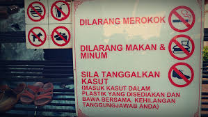 Anda akan dilayan sebentar sahaja lagi No Smoking No Eating And Drinking Take Off Your Shoes Upon Entering The Museum Maria Went To Town