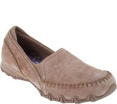 Skechers Relaxed Fit Suede Slip On Shoes Alumni Qvc Com Slip On Shoes Skechers Relaxed Fit On Shoes