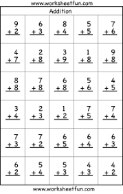 Addition Free Printable Worksheets Worksheetfun Free Printable Math Worksheets First Grade Math Worksheets Printable Math Worksheets