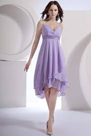 2013 Bridesmaid Dresses Purple Empire Waist Spaghetti Straps Knee Length Chiffo Tea Length Bridesmaid Dresses Lilac Bridesmaid Dresses Short Bridesmaid Dresses