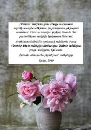 Sveikinimai „Vorutai“ 30-mečio proga