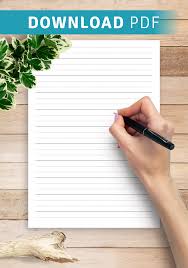 Also available are worksheets focused on writing individual cursive words and cursive letters. Download Printable 3 4 Inch Rule Handwriting Paper Pdf