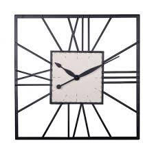 Maybe you would like to learn more about one of these? Antique Square Wrought Iron Wall Clock