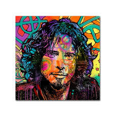 Trademark Fine Art 'Chris Cornell' Canvas Art by Dean Russo