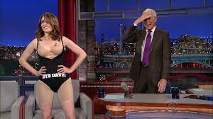 Tina Fey Strips Down to Her Spanx in Honor of David Letterman |  Entertainment Tonight