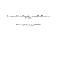 Kansas city, lawrence, topeka, st. Https Bloomington In Gov Sites Default Files 2017 09 Bloomington 20parks 20and 20recreation 20integrated 20pest 20management 20plan Pdf