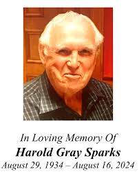 Today my family says goodbye to the nicest most loving man I know. Harold G  Sparks, “Uncle Harold” set the standard for treating others as you'd have  them treat you,