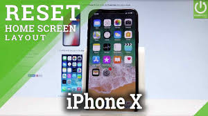 Apple Iphone X Reset Home Screen Layout Youtube
