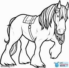 Download Clydesdale Horse Coloring Pages