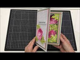 How to make a shadow box card. 3d Shadow Box Book Box Card Tutorial Youtube Box Cards Tutorial Card Tutorial Card Box