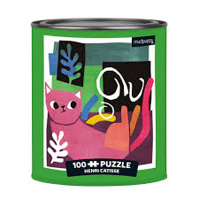 Five sizes and options to choose from: Henri Catisse Artsy Cats Puzzle Tin Eureka Puzzles