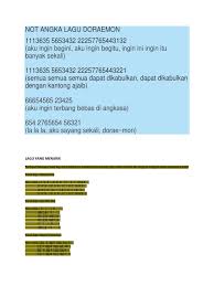 Mudah not angka lagu doraemon stand by me himawari no yakusoku recorder cover selamat datang di channel fr ultimate recorder jika video ini tembus 1000 vie. Not Angka Lagu Doraemon Pdf
