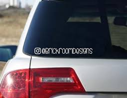 While it may seem difficult to stand out, stickers were designed so that you can differentiate yourself from other users — and knowing. Instagram Name Decal Instagram Car Decal Social Media Etsy Instagram Name Car Decals Etsy Social Media